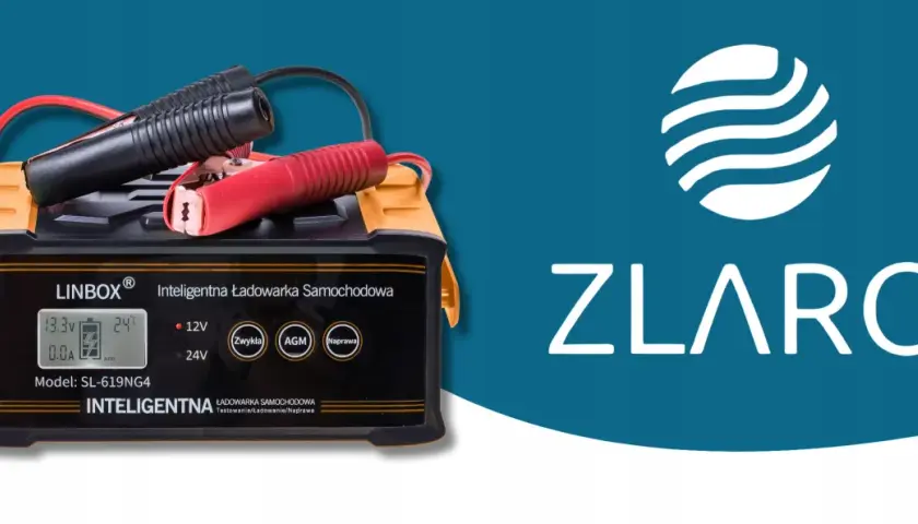 Inteligentna ładowarka samochodowa LINBOX z funkcją ładowania akumulatorów AGM. Idealny prostownik do akumulatora agm.