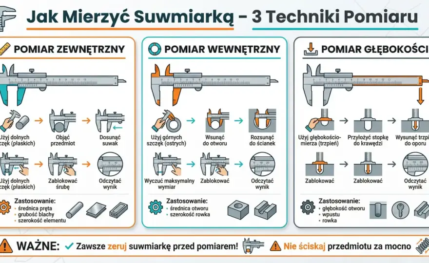 Jak mierzyć suwmiarką? Poradnik precyzyjnego pomiaru
