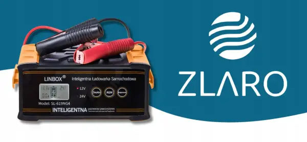 Inteligentna ładowarka samochodowa LINBOX z funkcją ładowania akumulatorów AGM. Idealny prostownik do akumulatora agm.